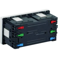 Prise De Courant 2P+T Surface Mosaic Link - 4 Modules - 2 Postes - Blanc - Legrand 5 Prise De Courant 2P+T Surface Mosaic Link - 4 Modules - 2 Postes - Blanc - Legrand -CAZABOX SOLDES 102730 i 2