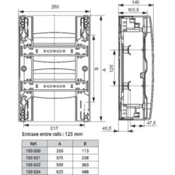 Coffret électrique - 1 Rangées - 13 Modules - Drivia - Legrand -CAZABOX SOLDES 103020 t