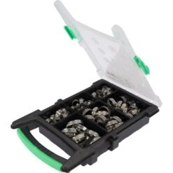 Collier Bande Non Perforée W2 Inox / Acier Zingué - Largeur 9 Mm - Coffret De 100 Pièces - Ace