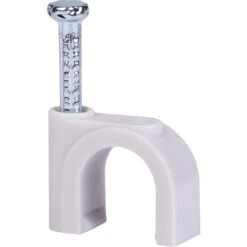 Attache à Clou Grise - Ø 9 à 10 Mm - Vendu Par 100 - Gewiss