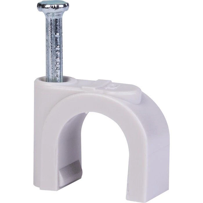 Attache à Clou Grise - Ø 11 à 12 Mm - Vendu Par 100 - Gewiss 1 Attache à Clou Grise - Ø 11 à 12 Mm - Vendu Par 100 - Gewiss