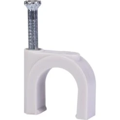 Attache à Clou Grise - Ø 13 à 14 Mm - Vendu Par 100 - Gewiss