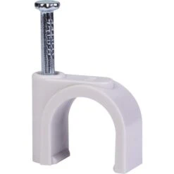 Attache à Clou Grise - Ø 15 à 16 Mm - Vendu Par 100 - Gewiss