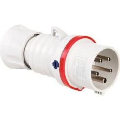 Fiche Mobile Droite Protégées - Rouge - 16A - 346 à 415 V - 3P+N+T - Gewiss