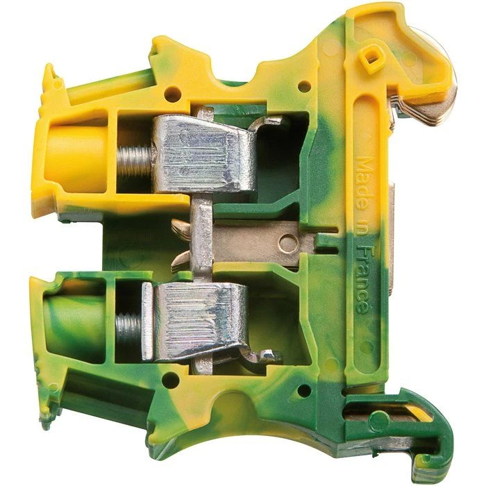 Bloc De Jonction Connexion à Vis Viking De Passage - Vert/jaune - 10 Mm² - Legrand 1 Bloc De Jonction Connexion à Vis Viking De Passage - Vert/jaune - 10 Mm² - Legrand