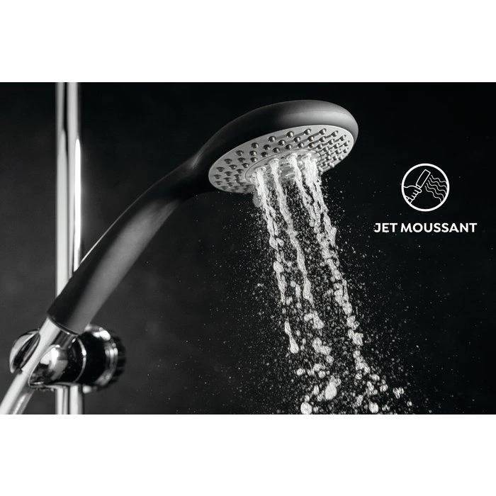 Douchette Noire 3 Jets - Ø 100 Mm - Boréal - Odyssea 4 Douchette Noire 3 Jets - Ø 100 Mm - Boréal - Odyssea – Image 4