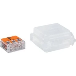Boîte De Jonction De Câble Transparent 3 Entrées + 2 Bornes 3 Fils 6 Mm² - Blister De 2 - Klauke