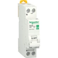 Schneider Electric Disjoncteur Modulaire - Resi9 - Schneider - 1P + N - 2A - Courbe C
