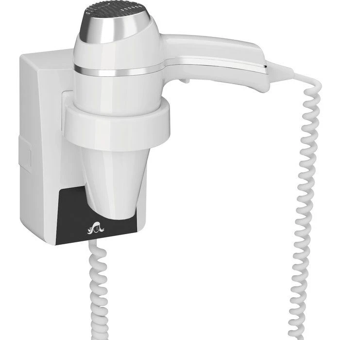 Sèche Cheveux Mural Clipper II - Blanc - JVD 1 Sèche Cheveux Mural Clipper II - Blanc - JVD