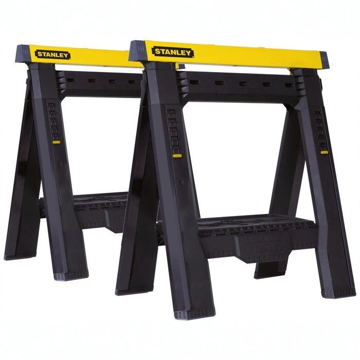 Tréteau Pliable Télescopiques - Lot De 2 - Stanley 1 Tréteau Pliable Télescopiques - Lot De 2 - Stanley