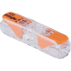 Borne De Connexion- Transparent - 4 Mm² - 2 Conducteurs - Vendu Par 100 - Wago