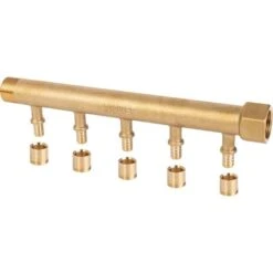 Collecteur 5 Sorties - MF 3/4" - Avec Départ à Glissement Ø 12 Mm - Riquier