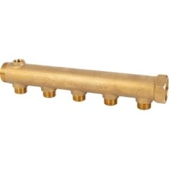 Collecteur 5 Sorties - MF 1" - M 1/2" - Avec Prise De Purge F 3/8" - Riquier