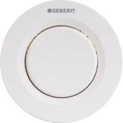 Bouton Poussoir Blanc - Simple Touche - Réservoir Dissimulé - Geberit