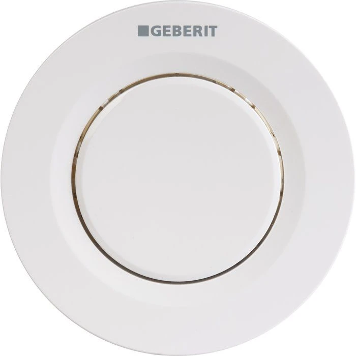 Bouton Poussoir Blanc - Simple Touche - Réservoir Dissimulé - Geberit 1 Bouton Poussoir Blanc - Simple Touche - Réservoir Dissimulé - Geberit