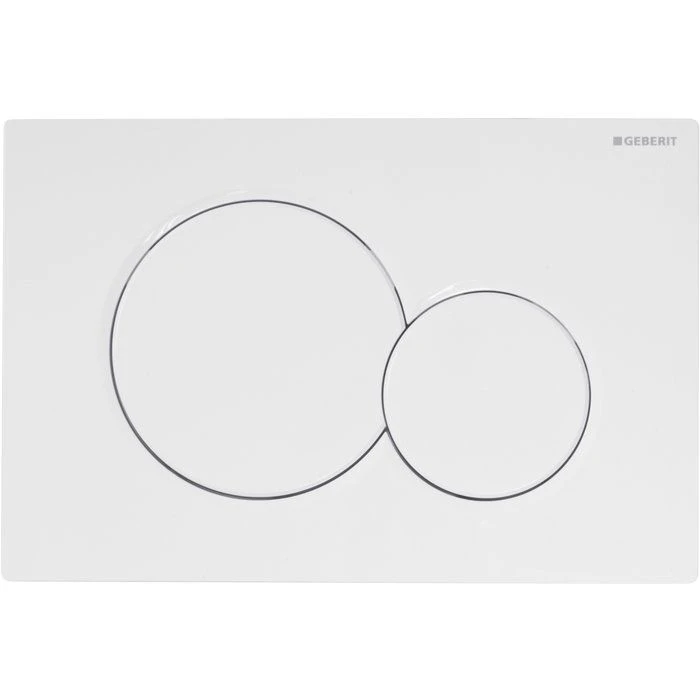 Plaque De Commande - Sigma 01 Blanc - Geberit 1 Plaque De Commande - Sigma 01 Blanc - Geberit