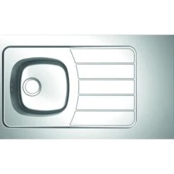 Evier à Poser Inox - 1 Cuve - 100 X 60 X 16 Cm - Iseo - Moderna