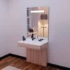 Meuble Salle De Bain Complet Altea Avec Miroir Rétro-éclairant Sensitif - Largeur 70 Cm - Créazur