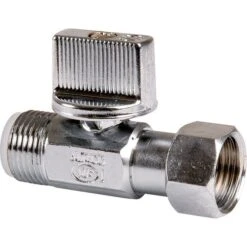 Robinet D'arrêt 1/4 De Tour Nickelé Mat - MF 1/2" - Arco