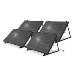 Kit Panneau Solaire Photovoltaïque Noir - 1720 W - 4 Panneaux - Mecafer