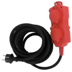 Bloc De Chantier 4 Prises Avec Prolongateur IP44 Dhome - Prolongateur 4 Prises Ip44 5m - Dhome