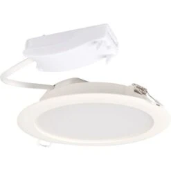 Plafonnier LED Encastré Rond Downlight Lumos - Ø 165 - 16 W - 3000 K - Dhome