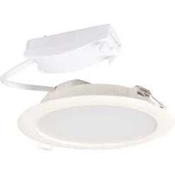 Plafonnier LED Encastré Rond Downlight Lumos - Ø 165 - 16 W - 4000 K - Dhome