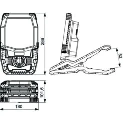 Projecteur LED à Brancher Klip - Base Clipsable - 40 W - 5000 K - Dhome -CAZABOX SOLDES 244509 t 1