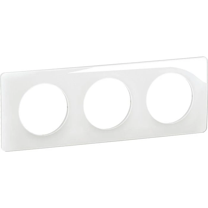 Plaque De Finition Blanc émaillé - 3 Postes - Céliane - Legrand 1 Plaque De Finition Blanc émaillé - 3 Postes - Céliane - Legrand