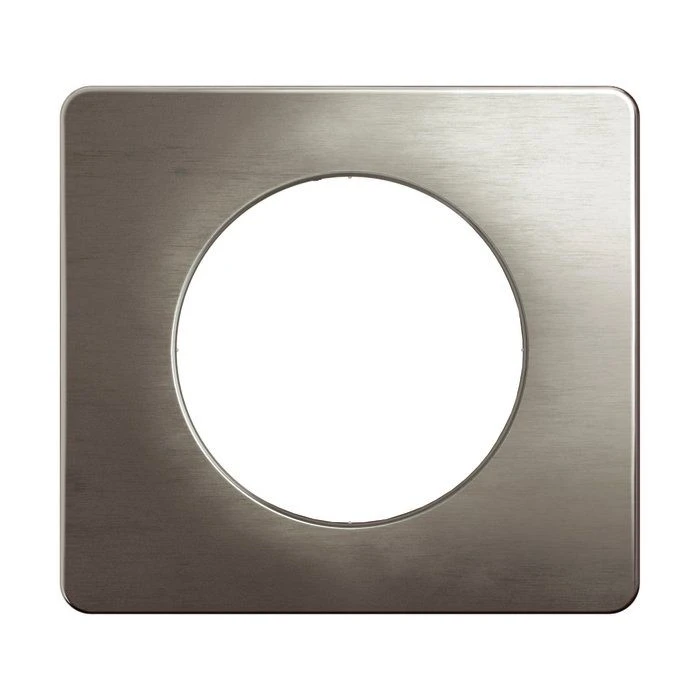 Plaque De Finition Acier Satiné - 1 Poste - Céliane - Legrand 2 Plaque De Finition Acier Satiné - 1 Poste - Céliane - Legrand – Image 2