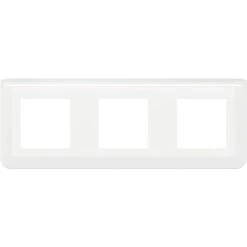 Plaque De Finition Horizontale Compartimentée Mosaic - 3x2 Modules - Blanc - Legrand