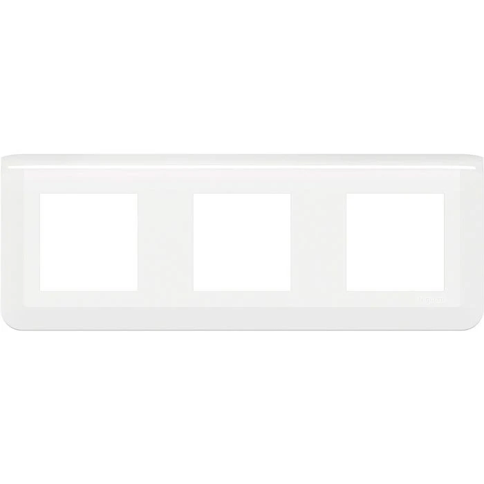Plaque De Finition Horizontale Compartimentée Mosaic - 3x2 Modules - Blanc - Legrand 1 Plaque De Finition Horizontale Compartimentée Mosaic - 3x2 Modules - Blanc - Legrand