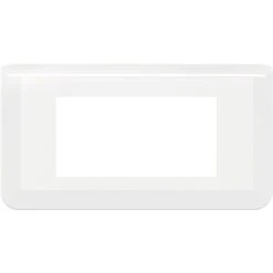 Plaque De Finition Horizontale Mosaic - 4 Modules - Blanc - Legrand