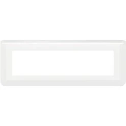 Plaque De Finition Horizontale Mosaic - 8 Modules - Blanc - Legrand