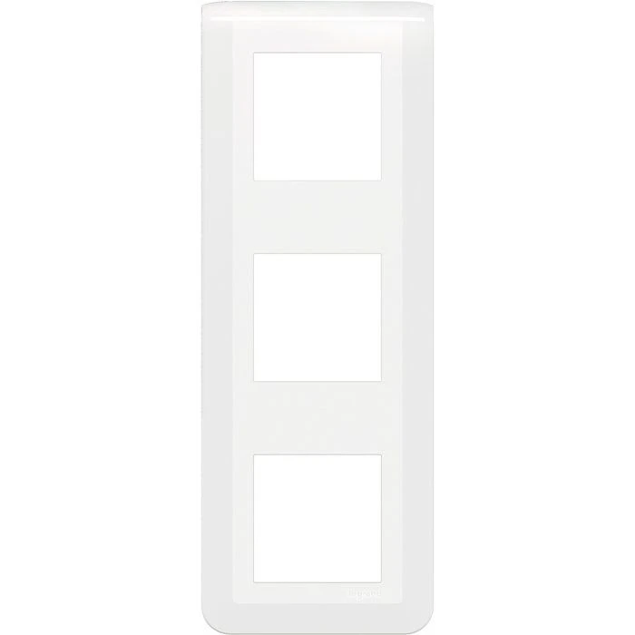 Plaque De Finition Verticale Mosaic - 3x2 Modules - Blanc - Legrand 1 Plaque De Finition Verticale Mosaic - 3x2 Modules - Blanc - Legrand