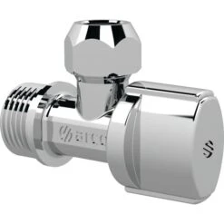Robinet D'arrêt équerre Court Sur Rosace à Manette - M 1/2" - Bicône Ø 10 Mm - Arco