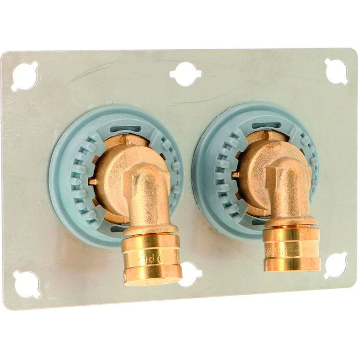 Sertifix Double Entraxe 55 Mm à Glissement - Tube PER Ø 16 Mm - F 1/2" - PB Tub 1 Sertifix Double Entraxe 55 Mm à Glissement - Tube PER Ø 16 Mm - F 1/2" - PB Tub