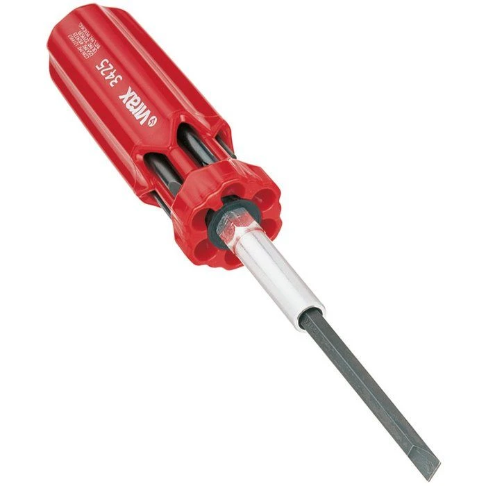 Tournevis Porte Embouts - 7 Embouts - Virax 1 Tournevis Porte Embouts - 7 Embouts - Virax