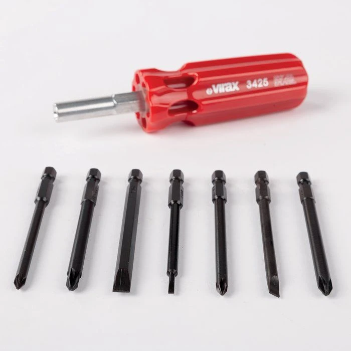 Tournevis Porte Embouts - 7 Embouts - Virax 5 Tournevis Porte Embouts - 7 Embouts - Virax – Image 5