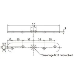 Platine De Monture 150 Kg - Mantion -CAZABOX SOLDES 336017 t