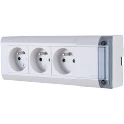 Bloc 3 Prises En Saillie - Fixation Murale - Legrand