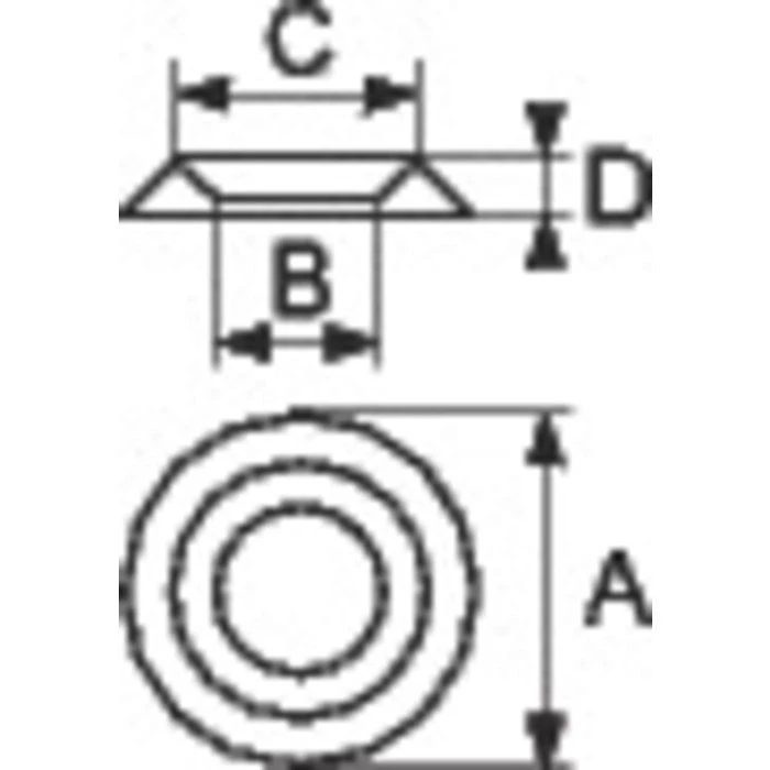 Rondelle Cuvette Inox - Pour Vis Ø 7 Mm - Sachet De 200 Pièces - Acton 2 Rondelle Cuvette Inox - Pour Vis Ø 7 Mm - Sachet De 200 Pièces - Acton – Image 2