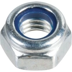 Écrou Hexagonal Indesserrable Zingué - Ø 14 Mm - Boîte De 50 - Viswood