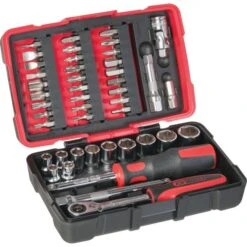 Clé à Douille - M 1/2" - Coffret De 44 Pièces - KS Tools