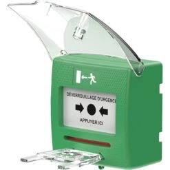Déclencheur Manuel Pour Issues De Secours- Sewosy - SHOKV2 - 2 Contact - Vert
