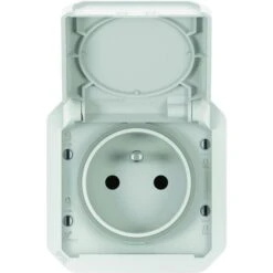 Prise De Courant étanche - Plexo - Composable - Legrand - 2P+T - 16 A - Blanc - IP55