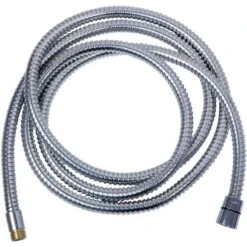 Flexible De Douche Chromé Simple Agrafage Rénovation - M 3/8" - F 1/2" - 2,5 M - Odyssea