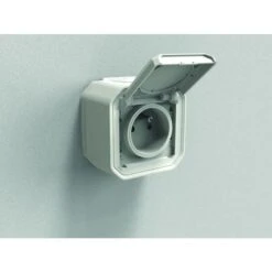 Prise De Courant étanche - Plexo - Complet - Legrand - 2P+T - 16 A - Blanc - IP55 - En Saillie -CAZABOX SOLDES 403415 u 2