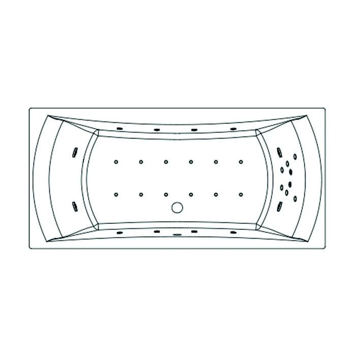 Baignoire Balnéo Concerto 180 - Kinedo - Vitalité - Tête à Droite - Installation En Angle 4 Baignoire Balnéo Concerto 180 - Kinedo - Vitalité - Tête à Droite - Installation En Angle – Image 4