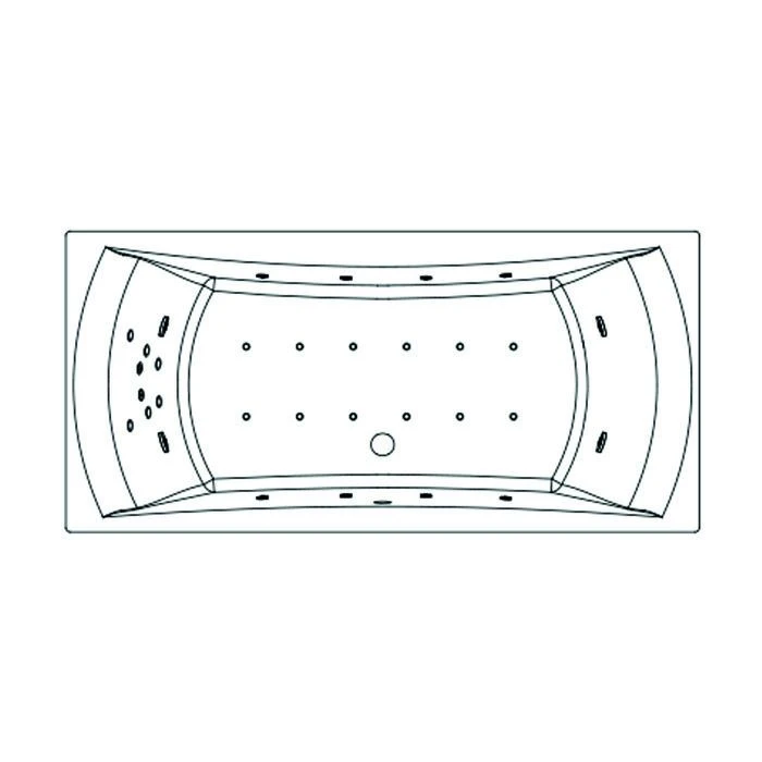 Baignoire Balnéo Concerto 180 - Kinedo - Vitalité - Tête à Gauche - Installation En Niche 4 Baignoire Balnéo Concerto 180 - Kinedo - Vitalité - Tête à Gauche - Installation En Niche – Image 4